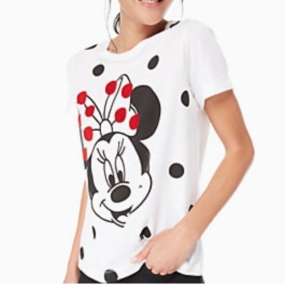 Kate Spade Minnie Mouse Short Sleeve Tee X-Large - Picture 1 of 9